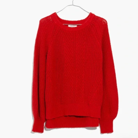 Madewell Balloon-Sleeve Pullover Sweater - Picture 3 of 8